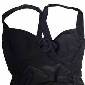 Kona Sol Black One Piece Tie in the Back- Size S